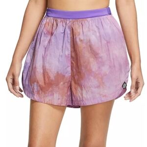 NWT WOMEN'S NIKE TRAIL TIE DYED RUNNING SHORTS